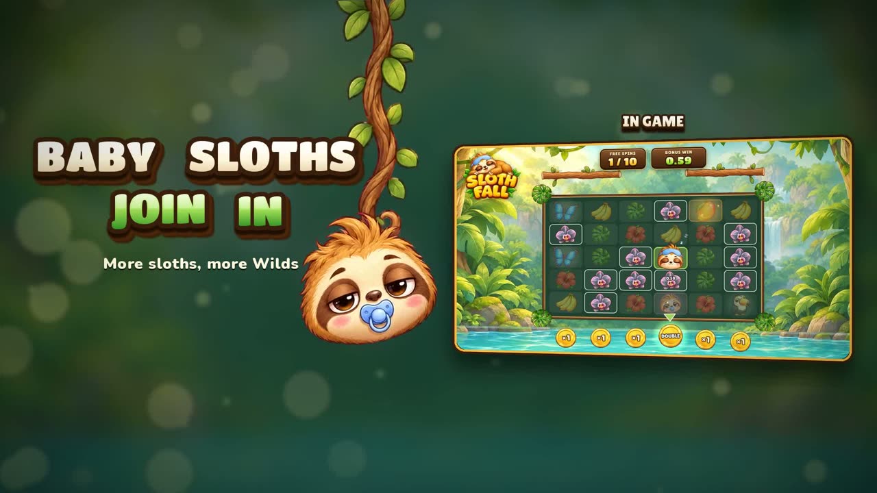 Baby sloths join in